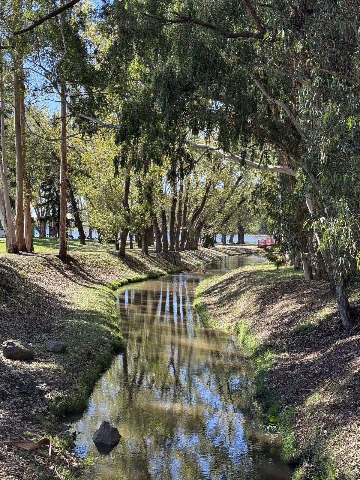 Arroyo en la Escollera Oeste - El Dique de Tandil